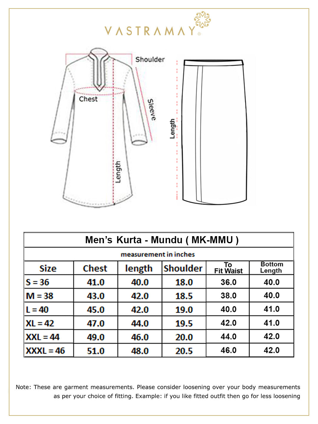 Men's Black Cotton Kurta And Mundu Set