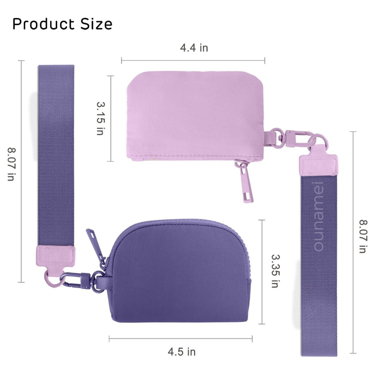 Mini Nylon Pouch Wristlet