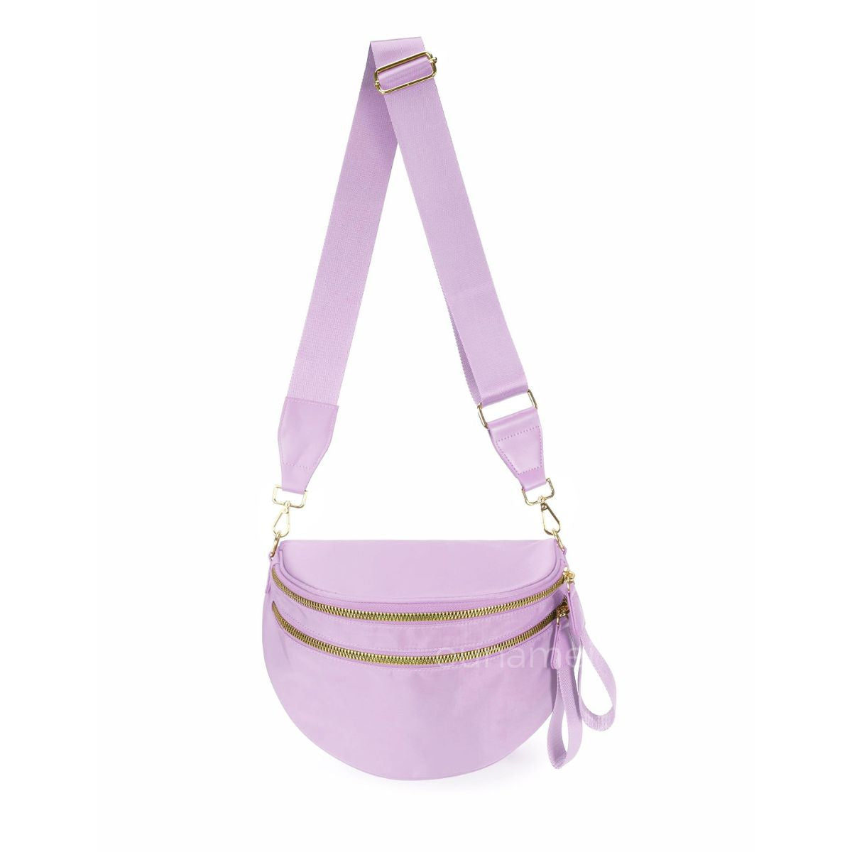 Ounamei Checkered Crossbody Bum Bag for Women Large Capacity Belt Bag for Moms & Everyday Travel