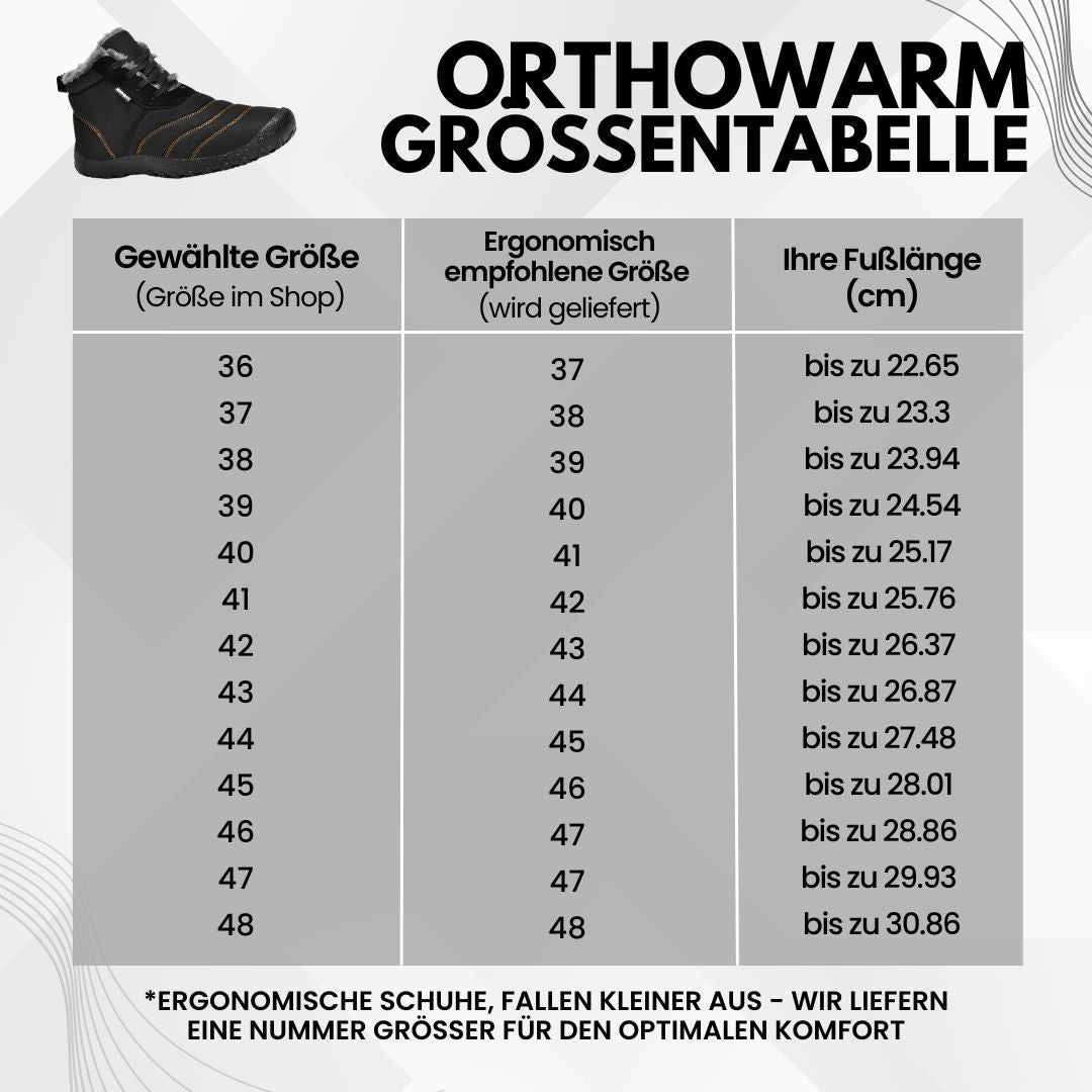 OrthoWarm - Schmerzlindernde, wasserabweisende & gefütterte Barfußschuhe - By Qivii