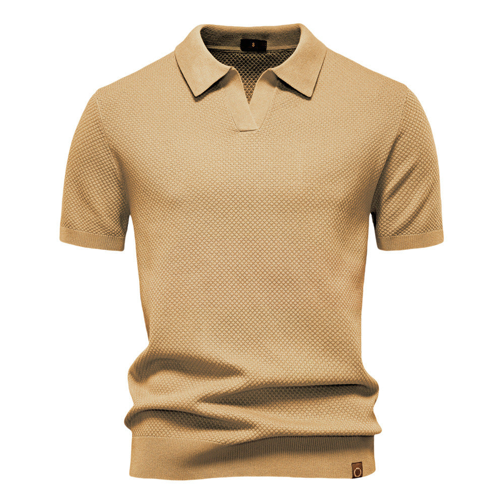 Ulrich – Gestructureerde Poloshirt - By Qivii