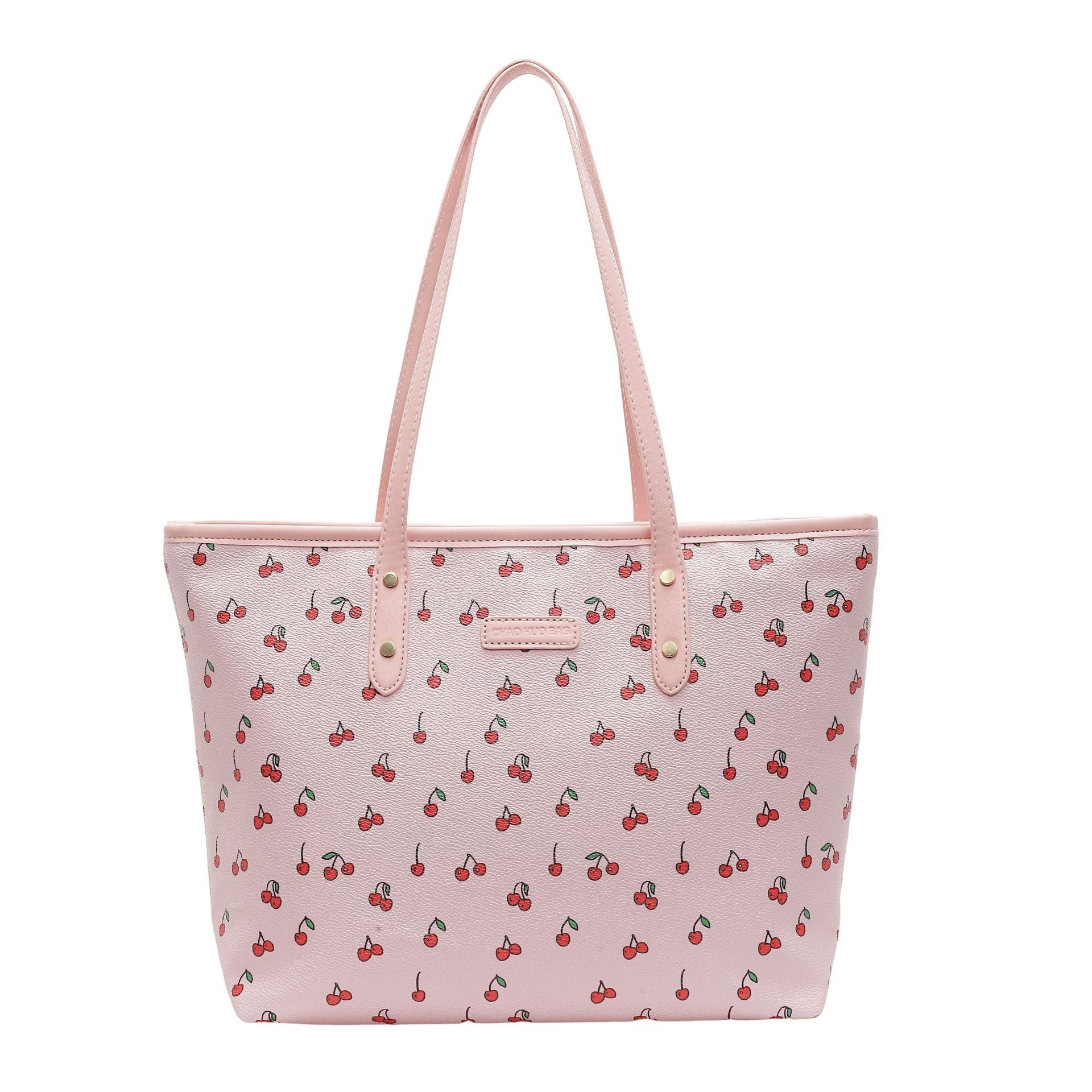 Women‘s Large Capacity Floral Tote Bag | Fashionable & Versatile Daily Commuter Shoulder Bag