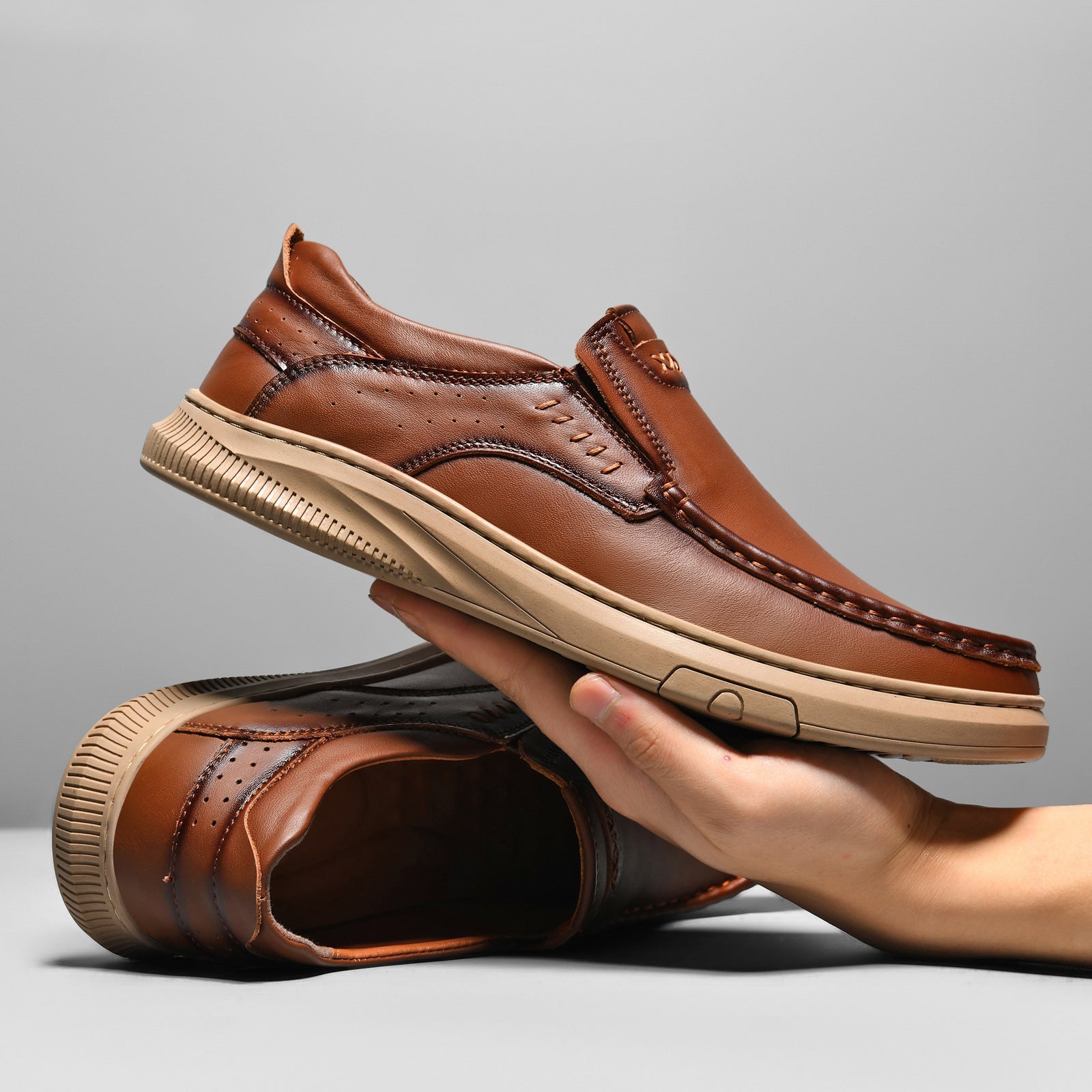 Men's Slip-on Comfortable Genuine Leather Loafers