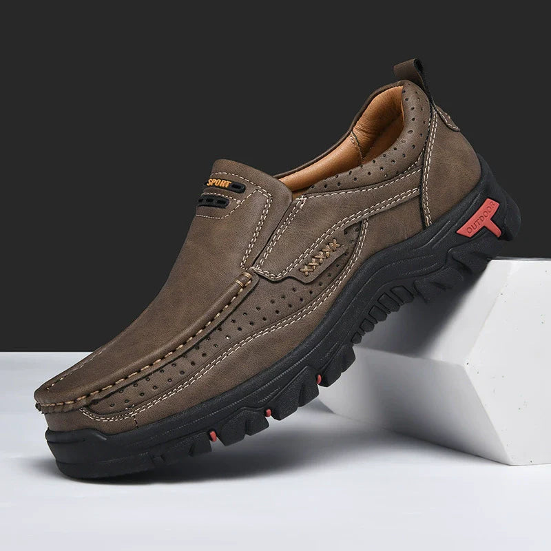 Men's Loafers Large Size Casual Shoes Non-slip Breathable Latex Insoles
