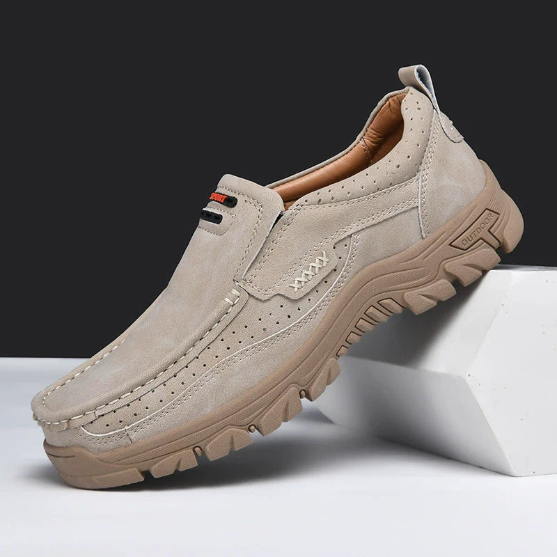 Men's Loafers Large Size Casual Shoes Non-slip Breathable Latex Insoles
