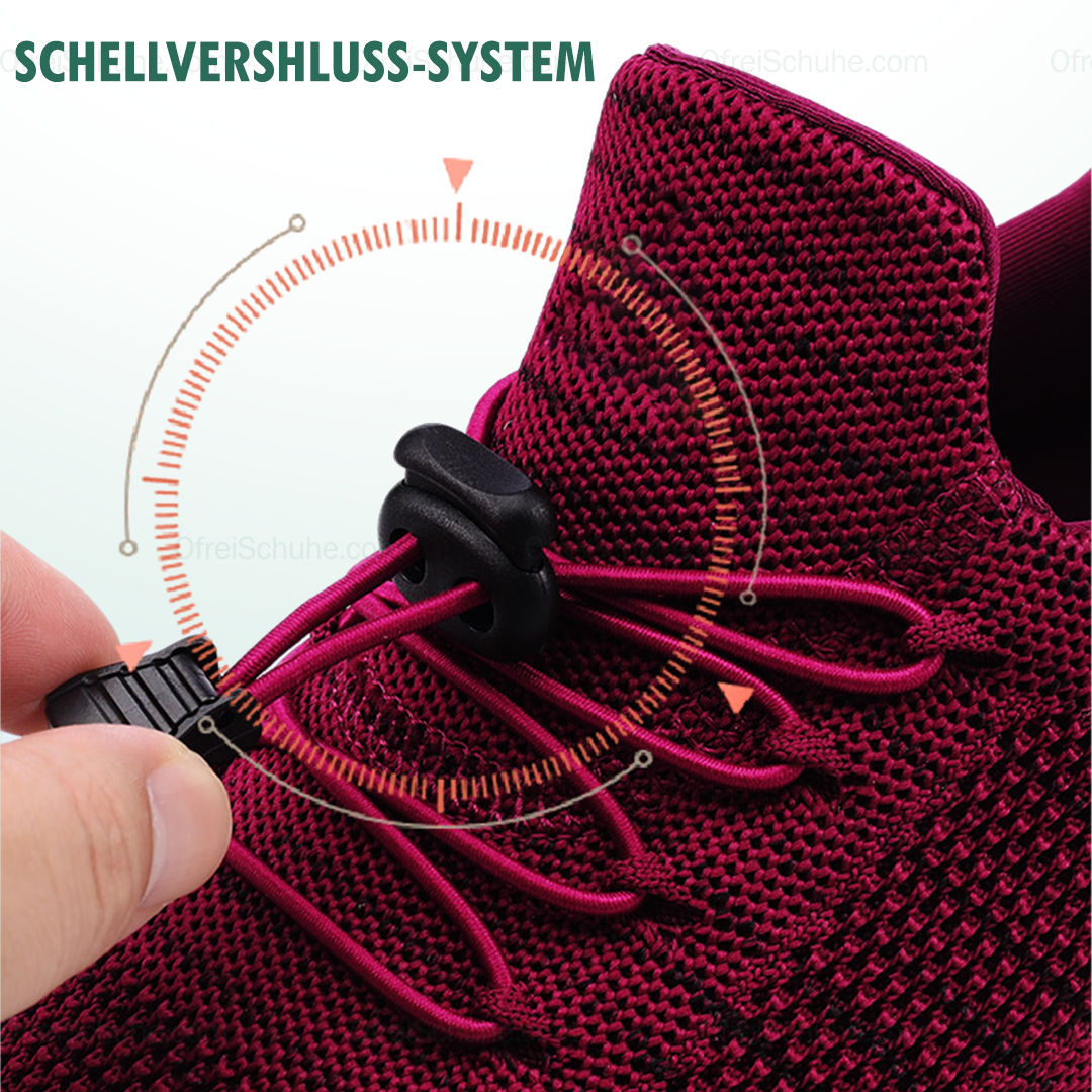 Steinmetz Hands-Free Orthopädische Schuhe Mesh - By Qivii