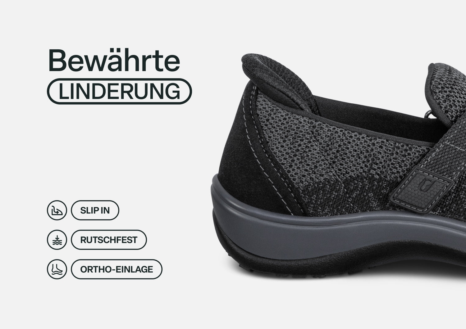 Clara - Leichter Komfort-Slipper für schmerzfreie Tage - By Qivii