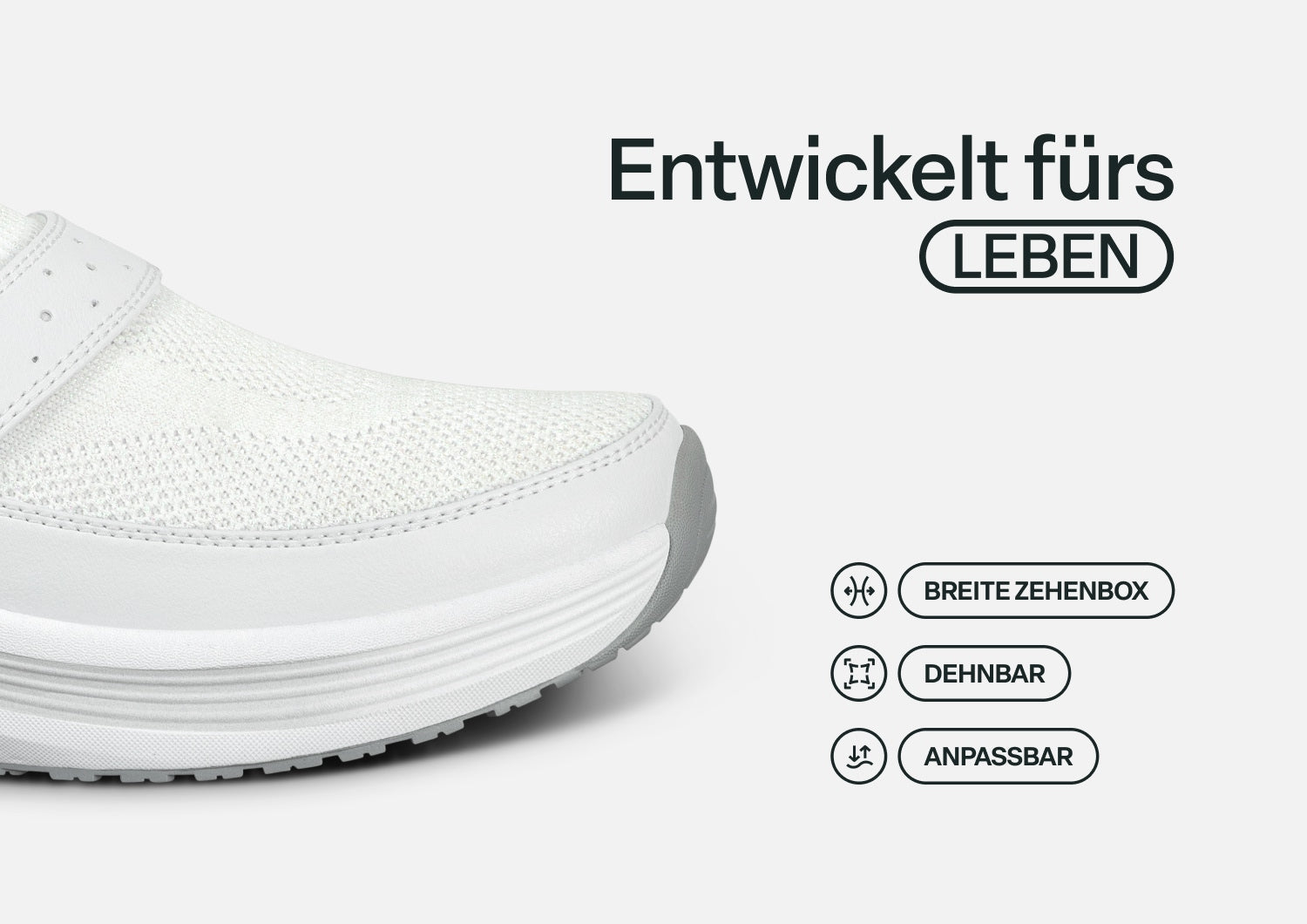 Sienna - Leichter Komfort-Slip-On für aktive Tage - By Qivii