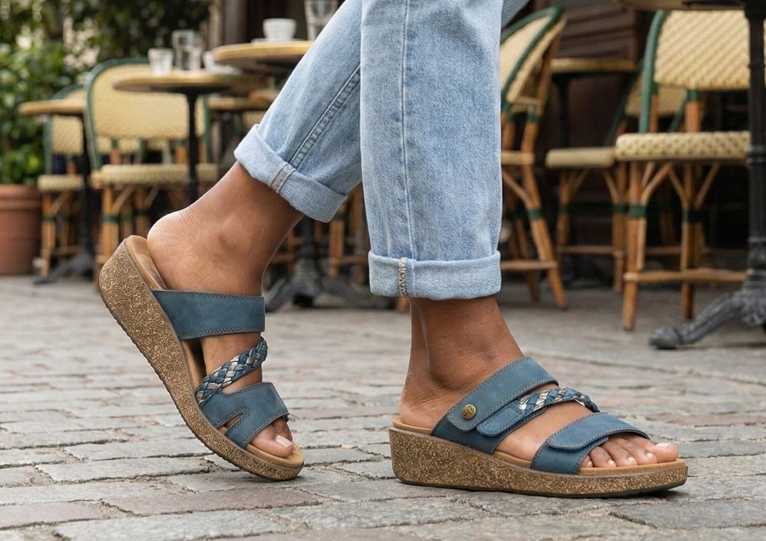 Carrie – Frische Eleganz in stilvollem Blau - By Qivii