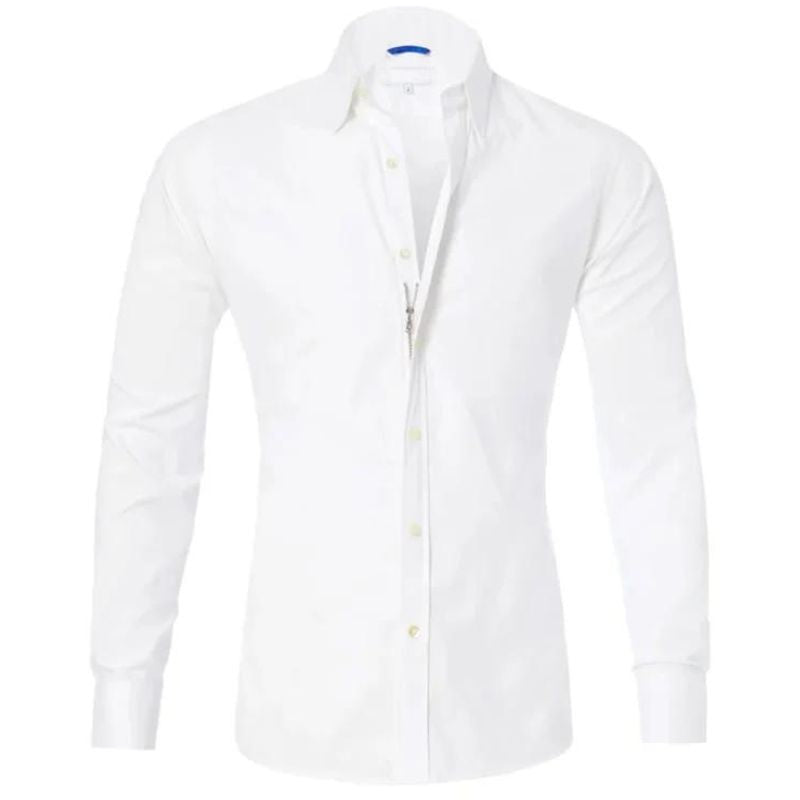 Apex™ Kreukvrije Zip-Up Shirt - By Qivii