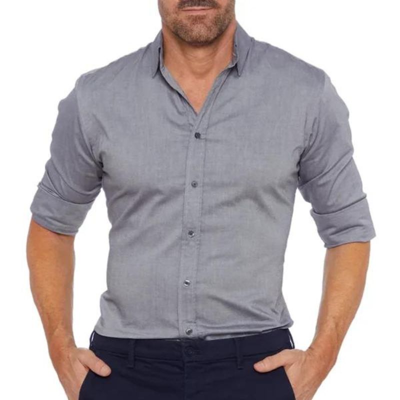 Apex™ Kreukvrije Zip-Up Shirt - By Qivii