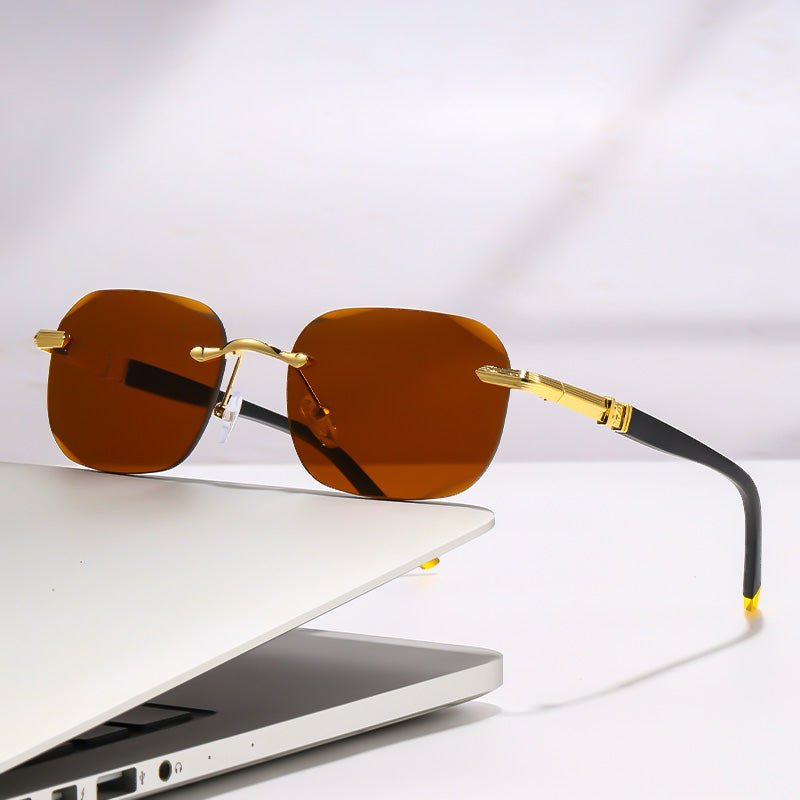 Carter Rimless Shades - By Qivii