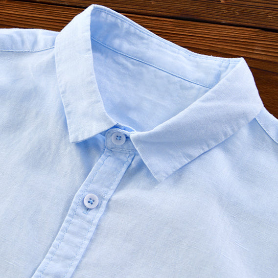 Madeira Katoen Linnen Shirt - By Qivii