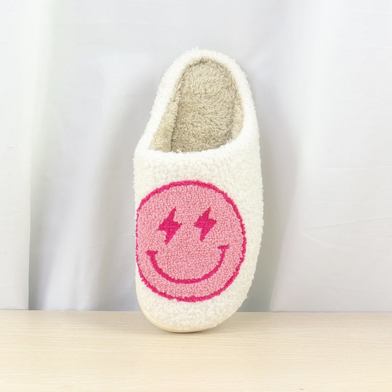 Lightning Smile Face Slippers