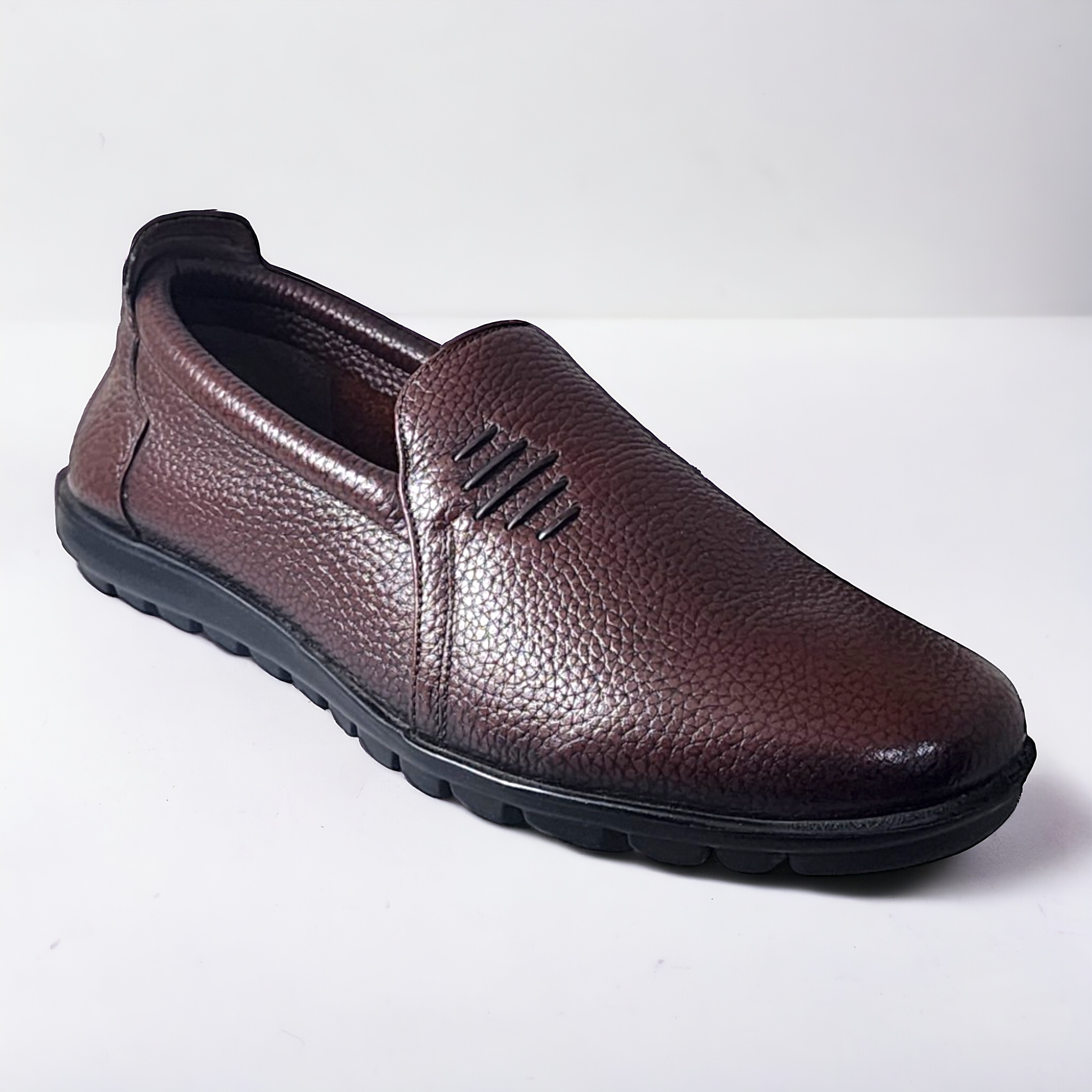 ZOOM NH07 BROWN Men's Casual Leather Shoes - qivii