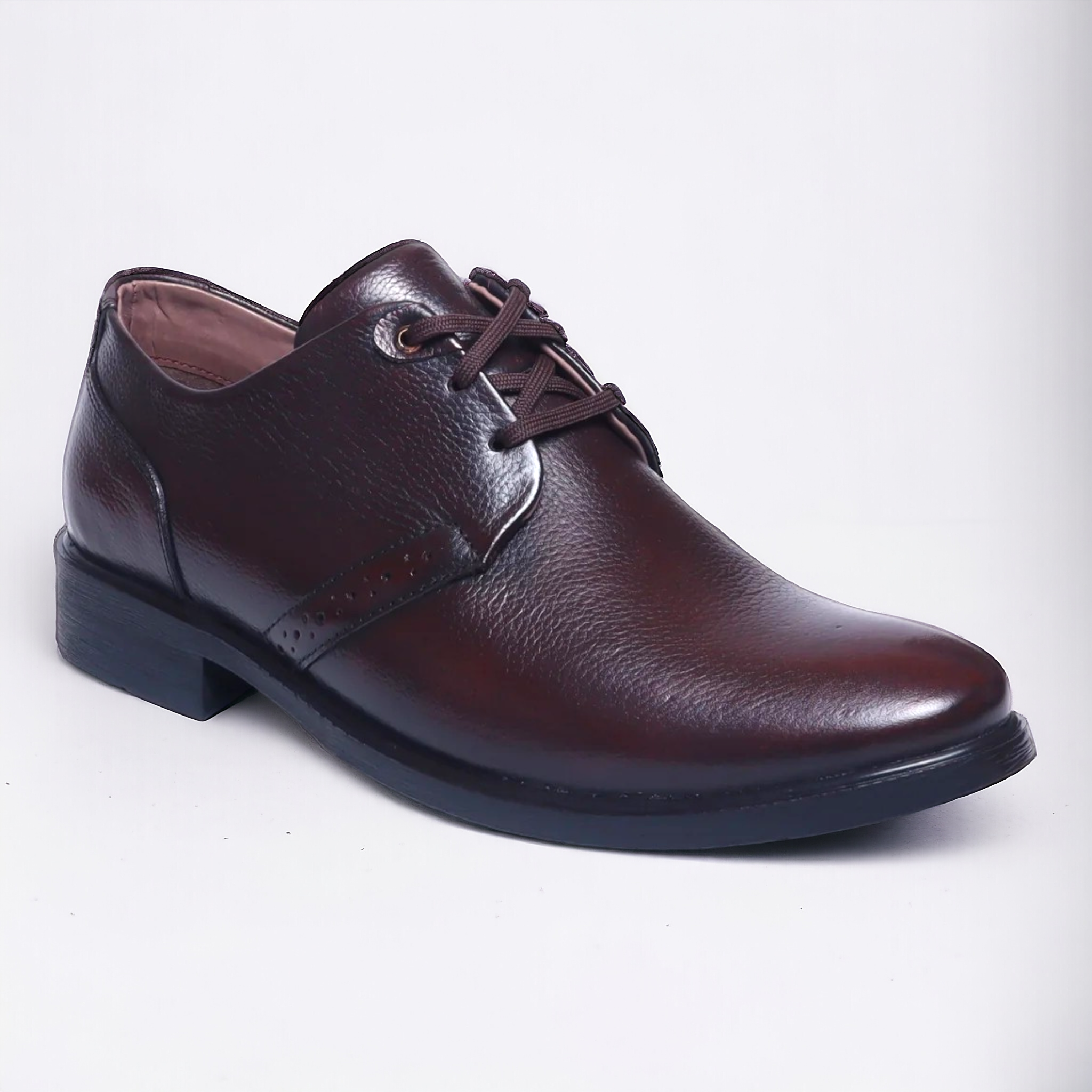 ZOOM B52 Brown Men's Casual Lace Up Leather Shoes - qivii