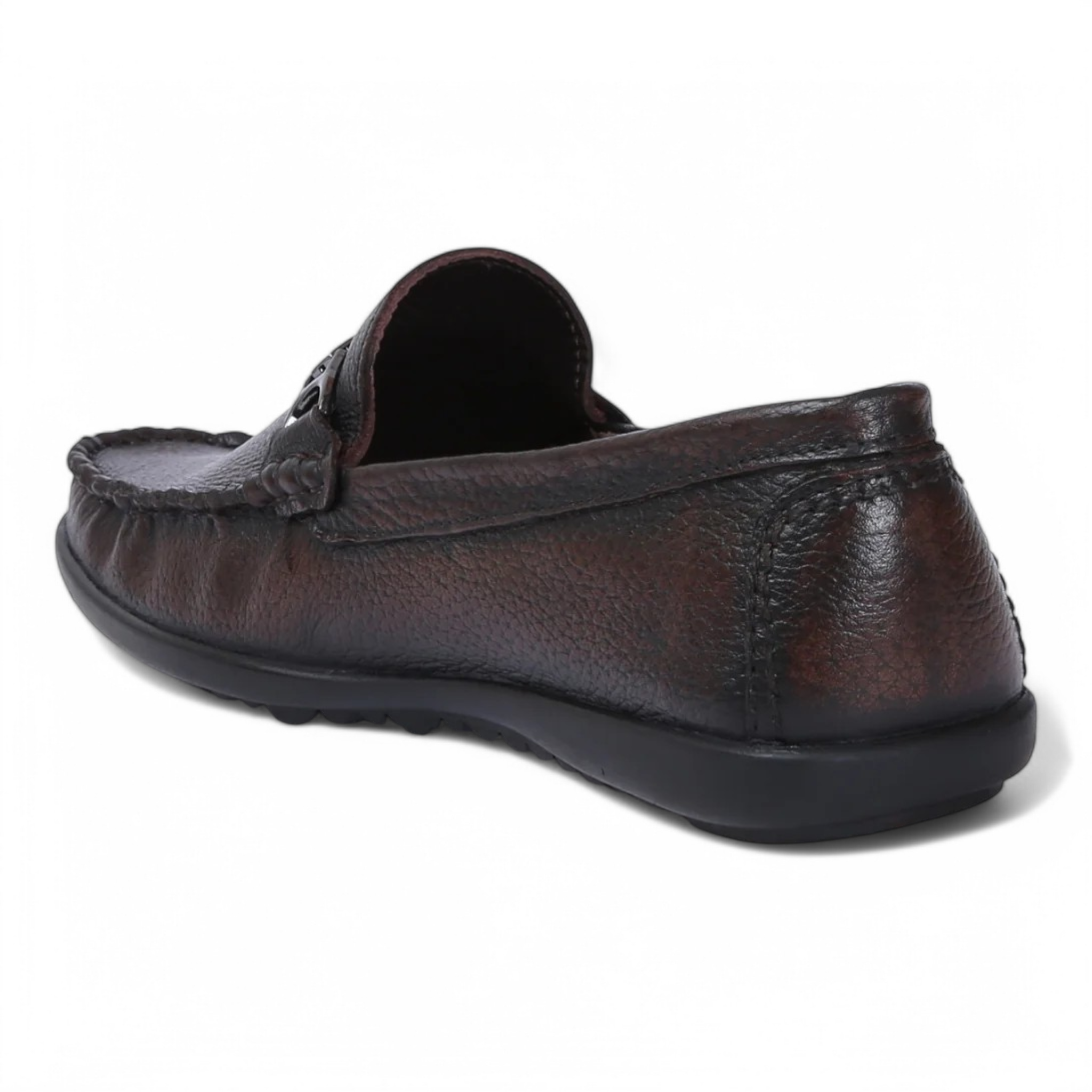 ZOOM D1325 BROWN Men's Loafers/Leather Shoes - qivii