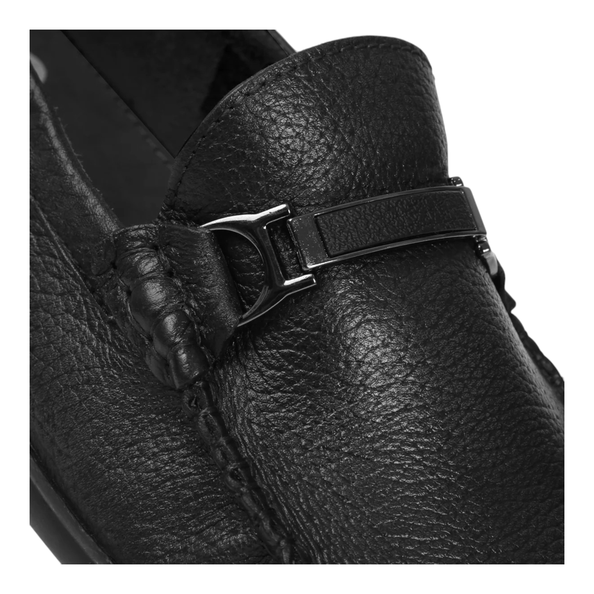 ZOOM D1325 BLACK Men's Loafers/Leather Shoes - qivii