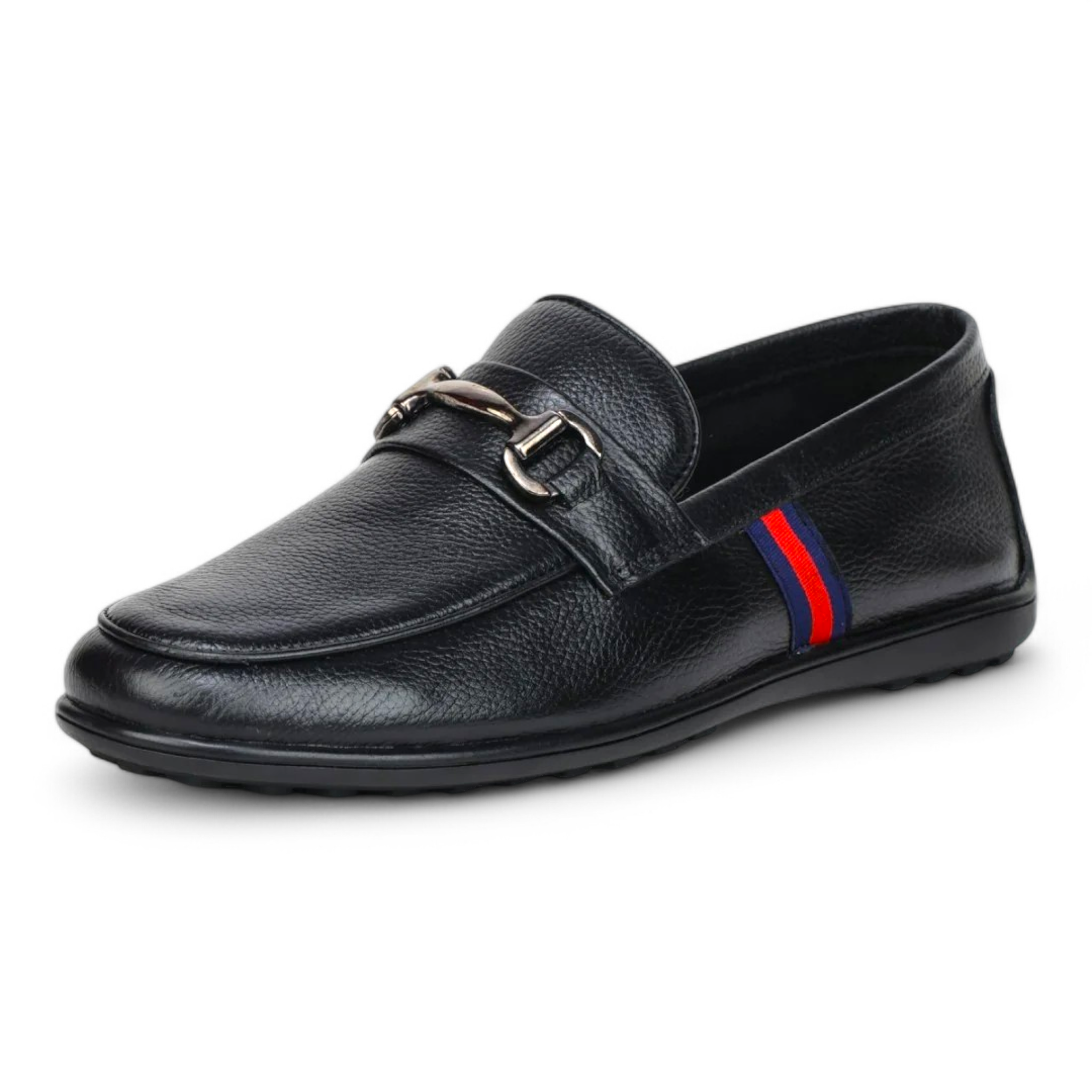 ZOOM D9845 BLACK Men's Loafers/Leather Shoes - qivii
