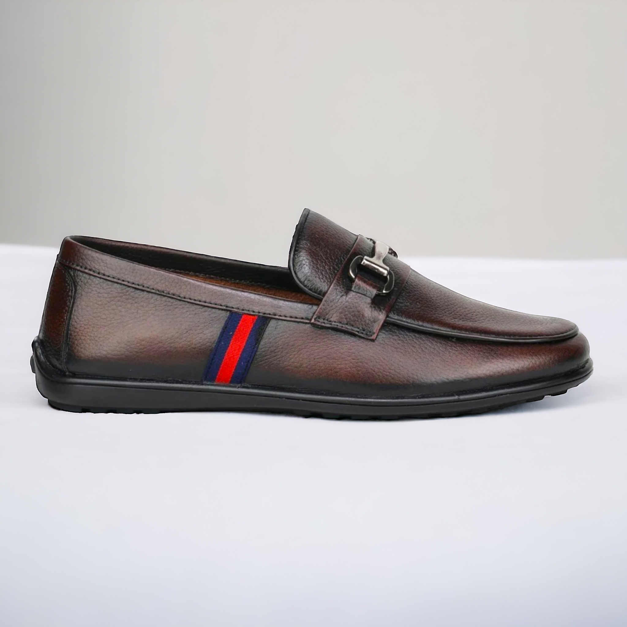 ZOOM D9845 BROWN Men's Loafers/Leather Shoes - qivii