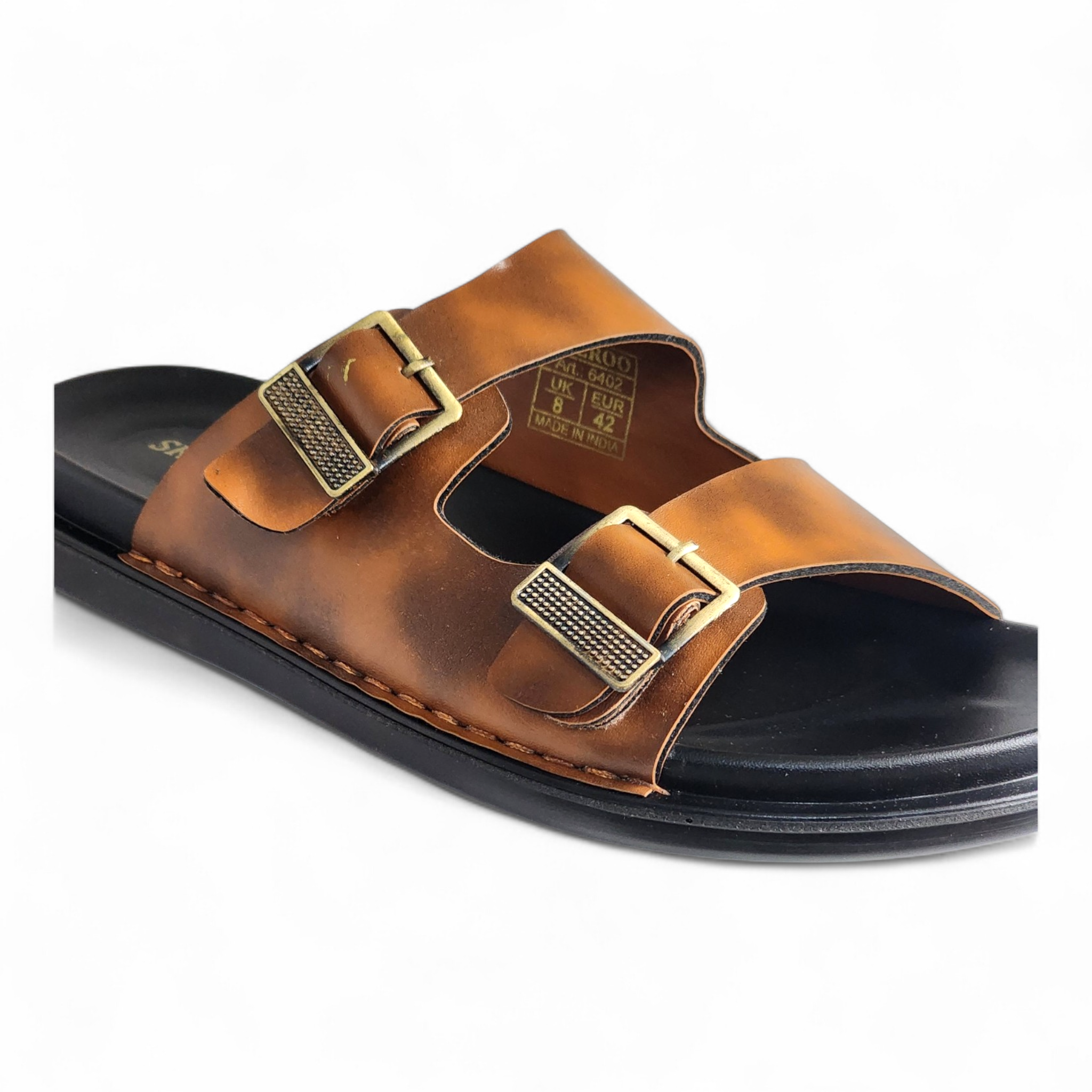 SKEROO 6402 TAN Men's Leather Chapple - qivii