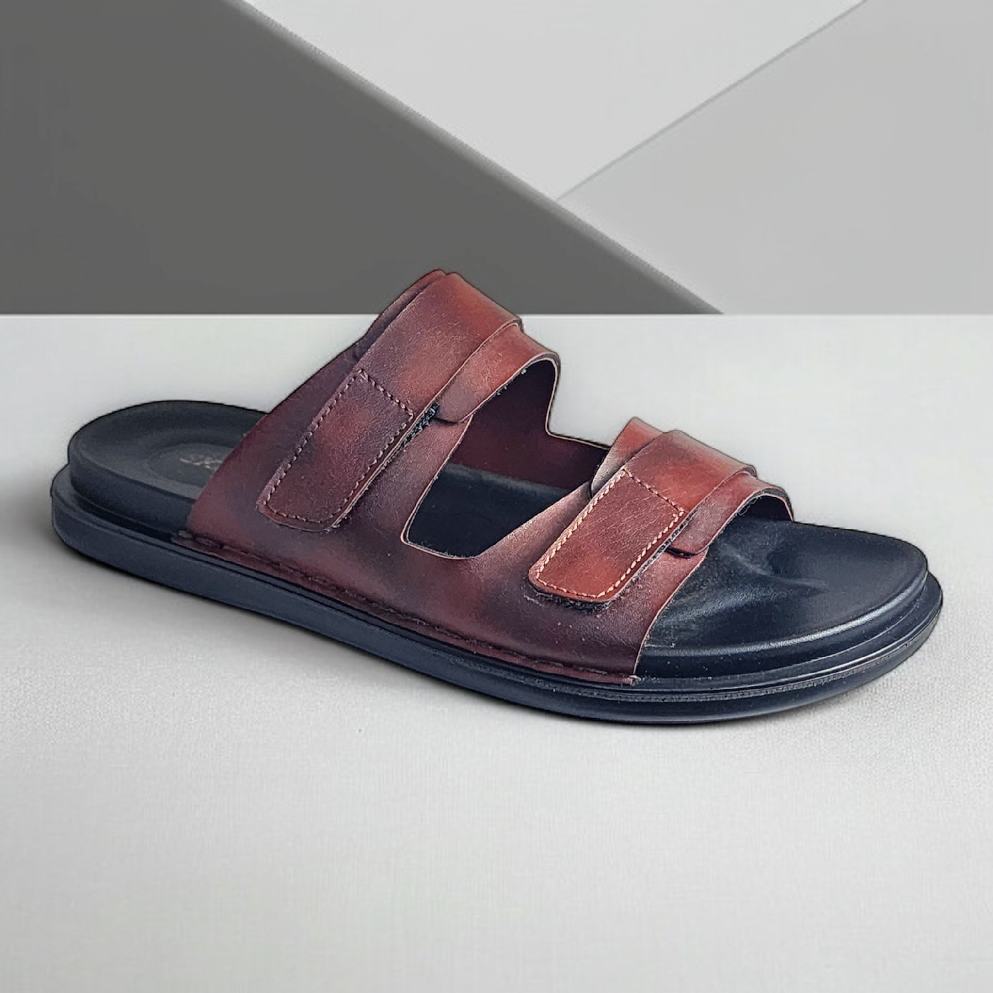 SKEROO 6406 BROWN Men's Leather Chapple - qivii