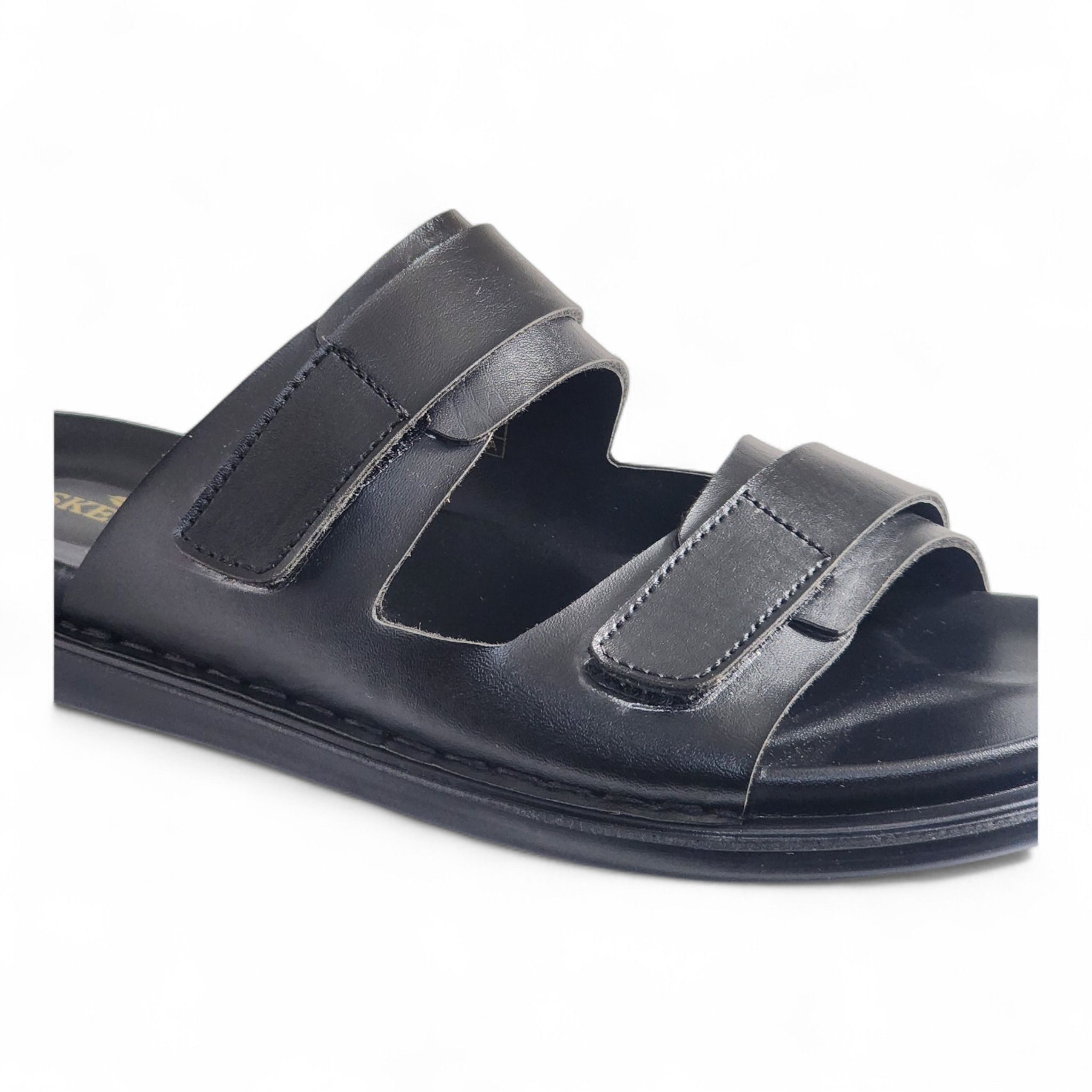 SKEROO 6406 BLACK Men's Leather Chapple - qivii