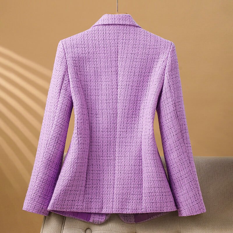 Olivia Boucle Tweed Blazer - By Qivii