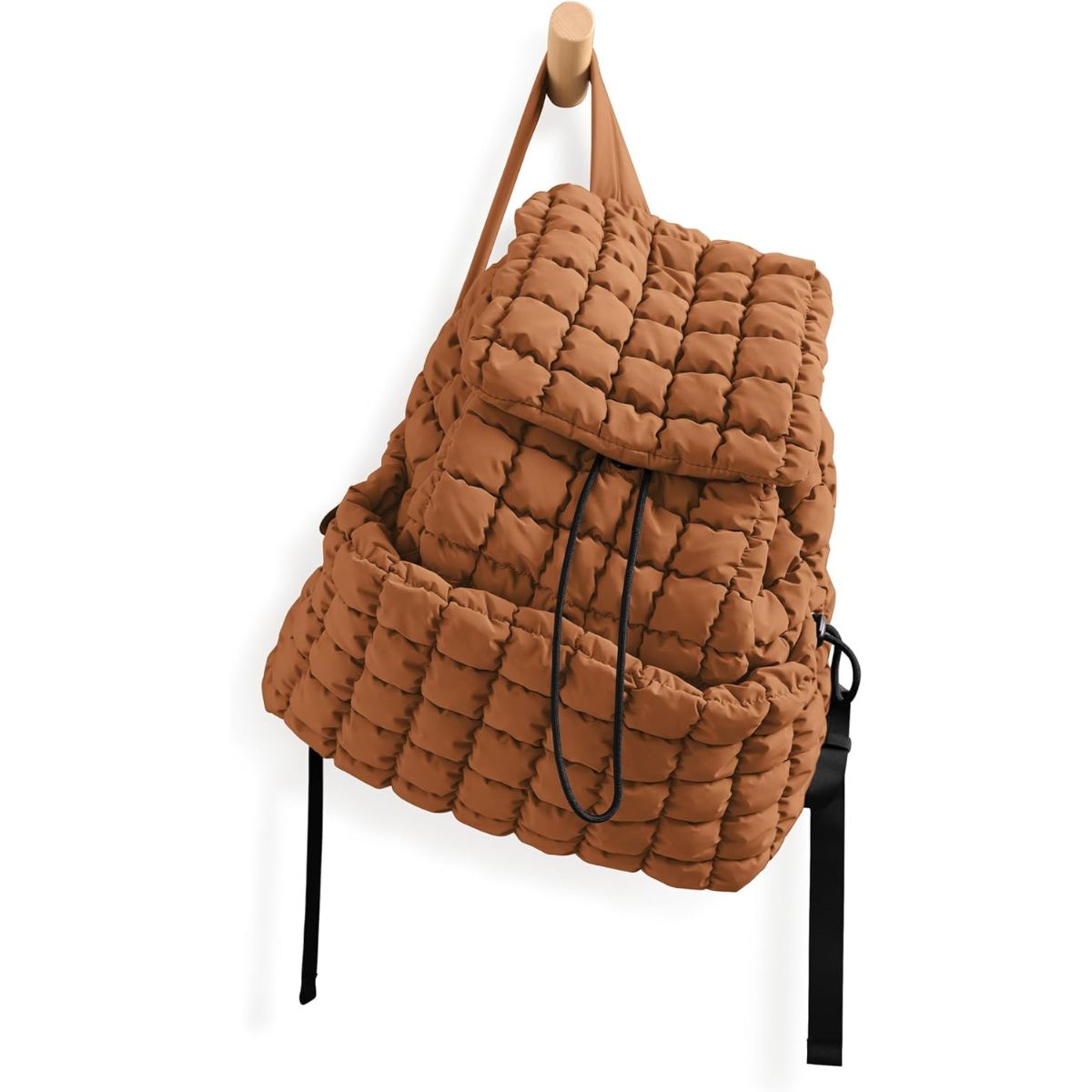 Ounamei Quilted Puffer Backpack | Lightweight, Spacious & Stylish Daypack for School, Travel & Everyday Use