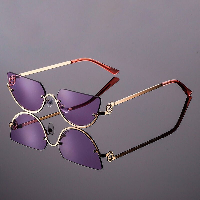 Fiona Reverse Cat-Eye Shades - By Qivii