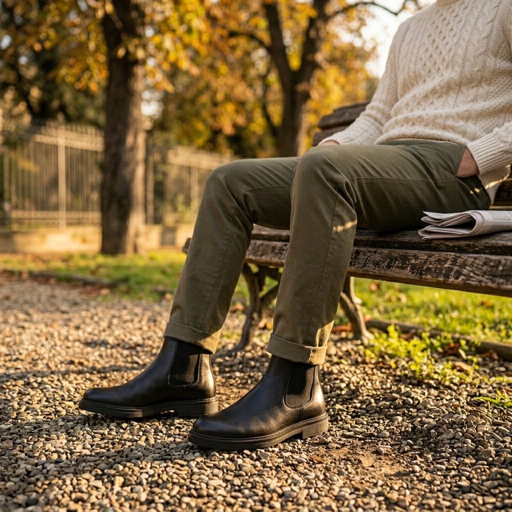 Radnor Retro Leather Chelsea