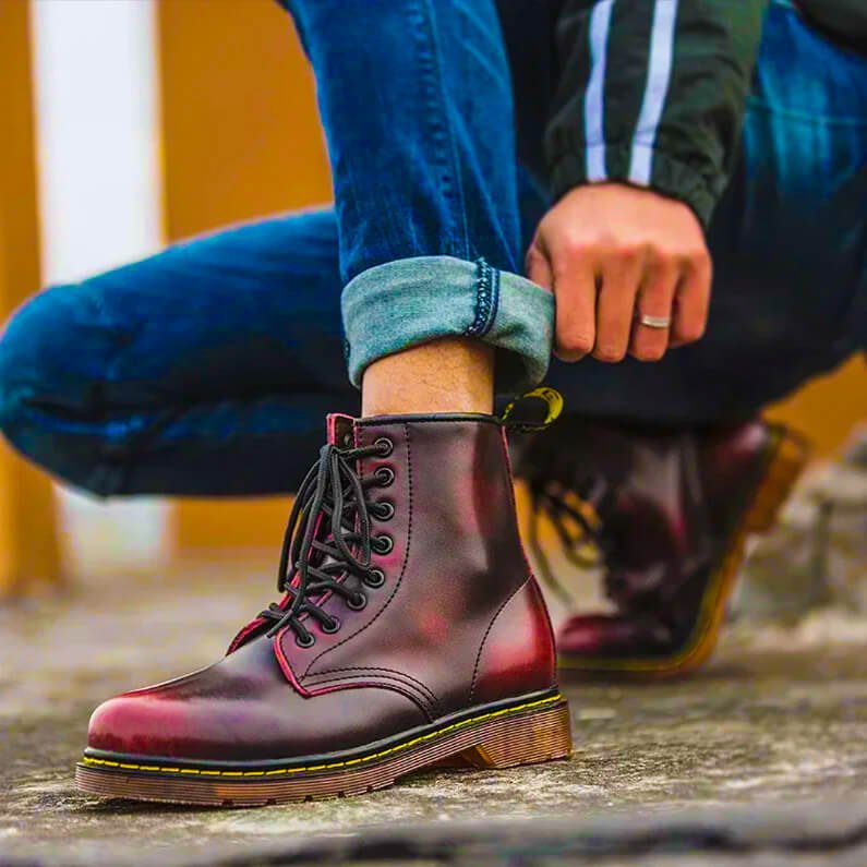 Winston Genuine Leather Boots - By Qivii