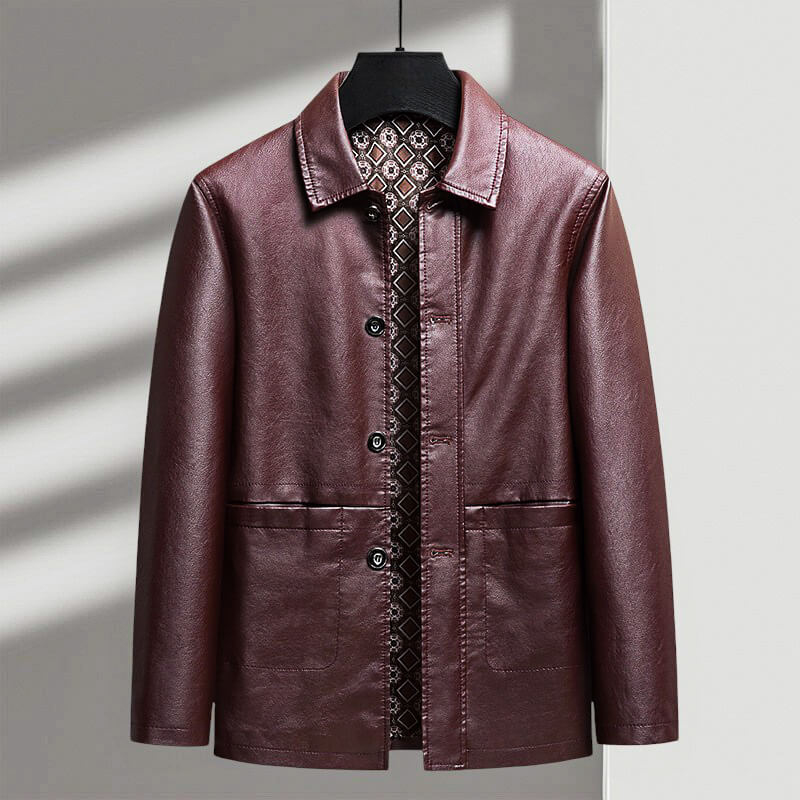Antonio Verdi Leather Jacket - By Qivii