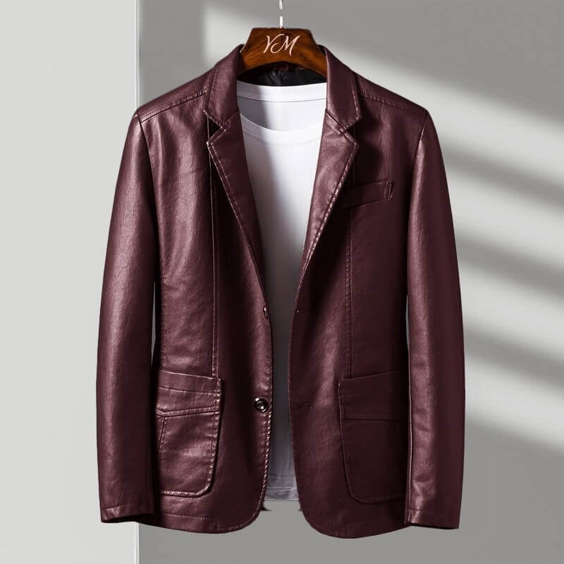 Alessandro Verdi Leather Jacket - By Qivii