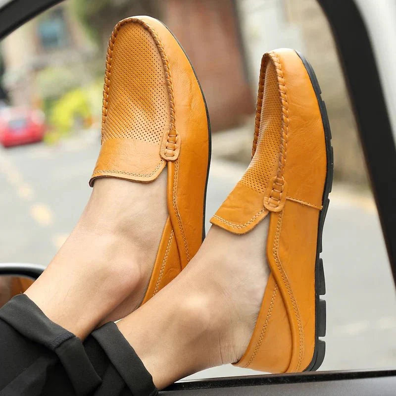Aero Leather Loafers - By Qivii