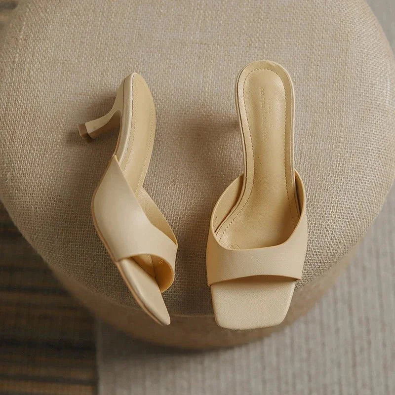 Divine Heel Sandals - By Qivii