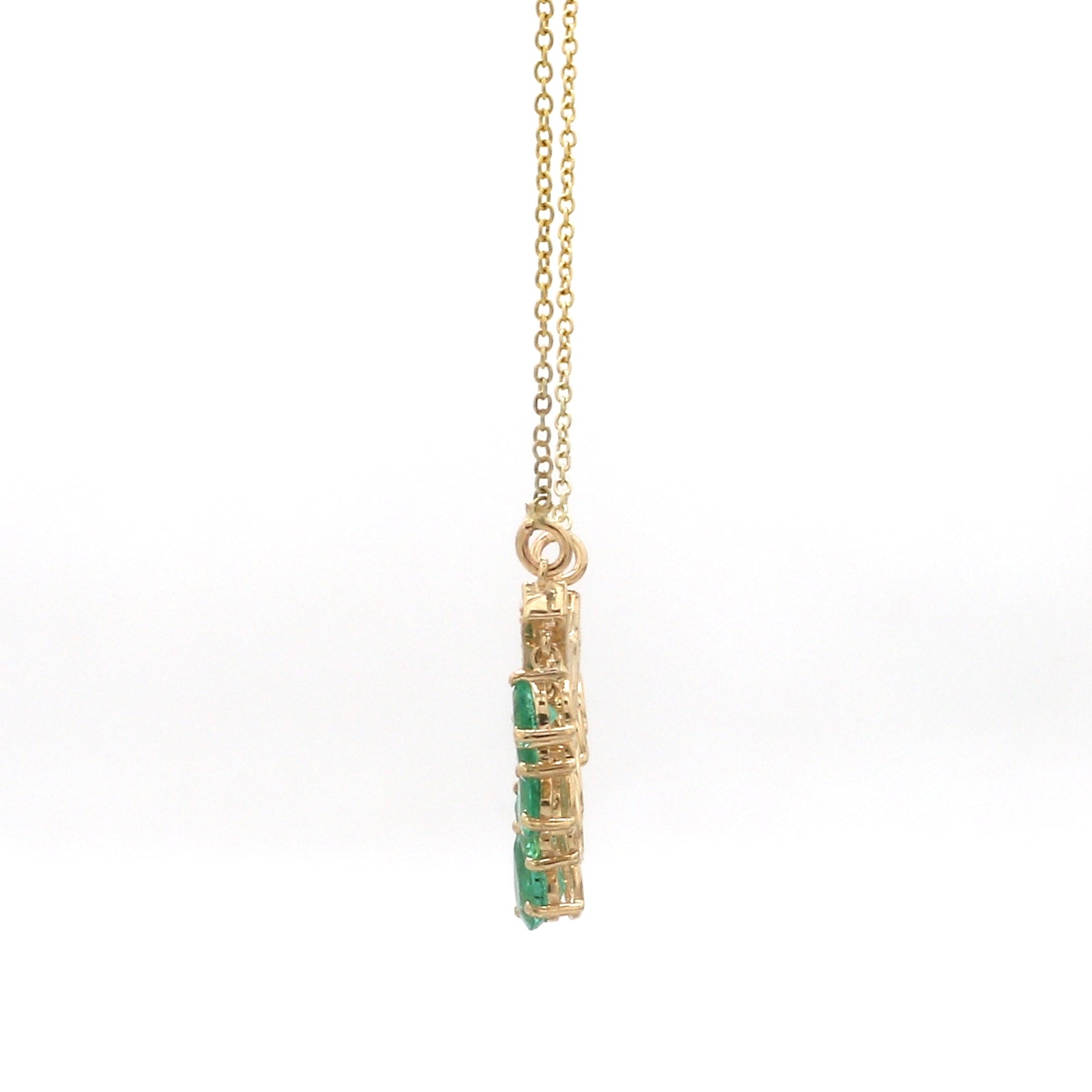 Emerald Pear Pendant - qivii