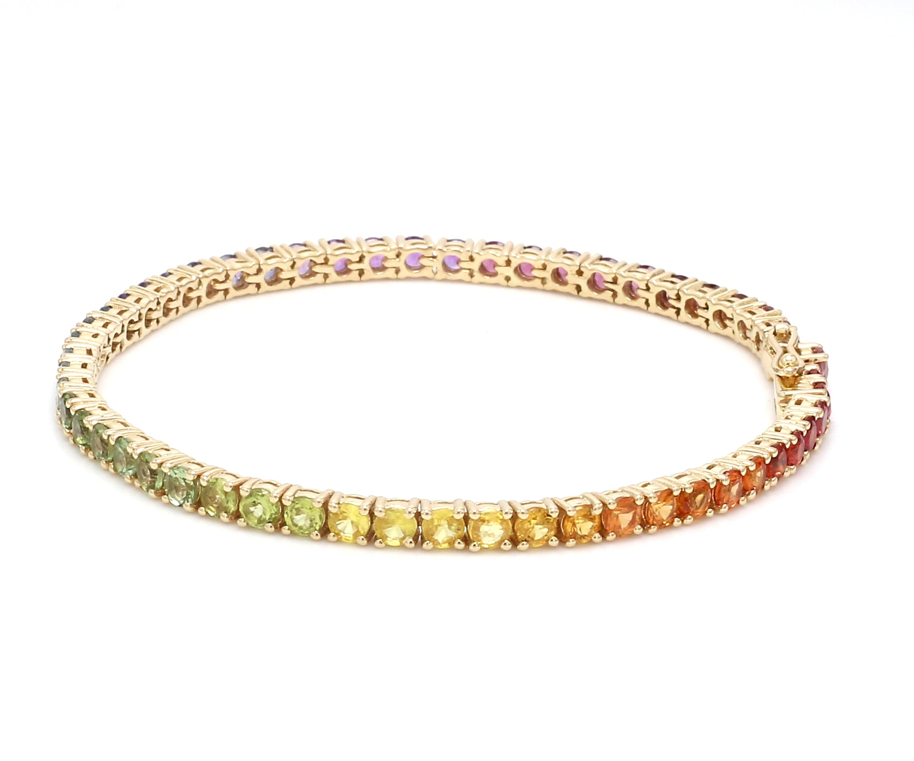 Rainbow Gemstone 3MM Bracelet