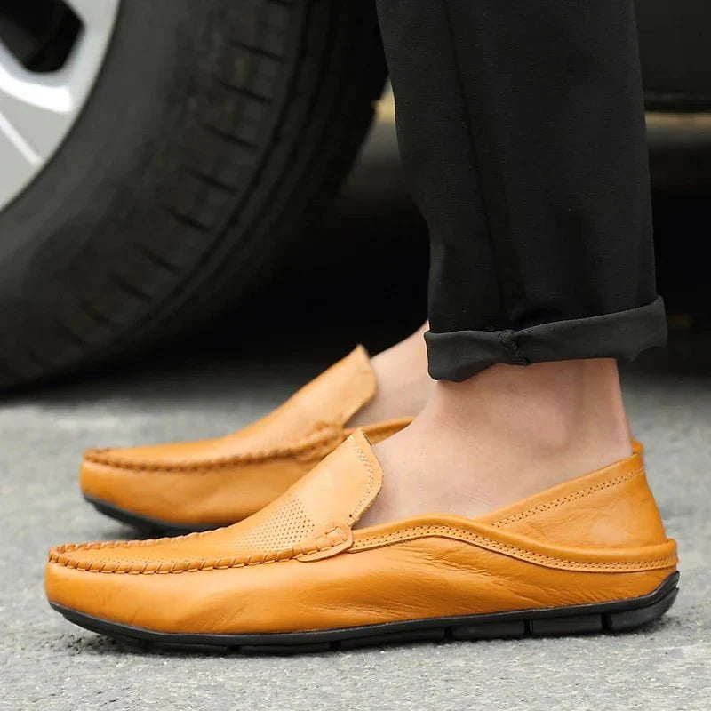 Aero Leather Loafers - By Qivii