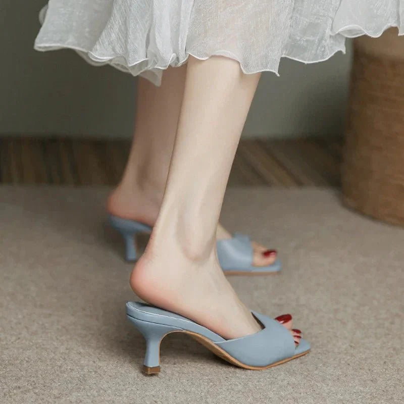 Divine Heel Sandals - By Qivii