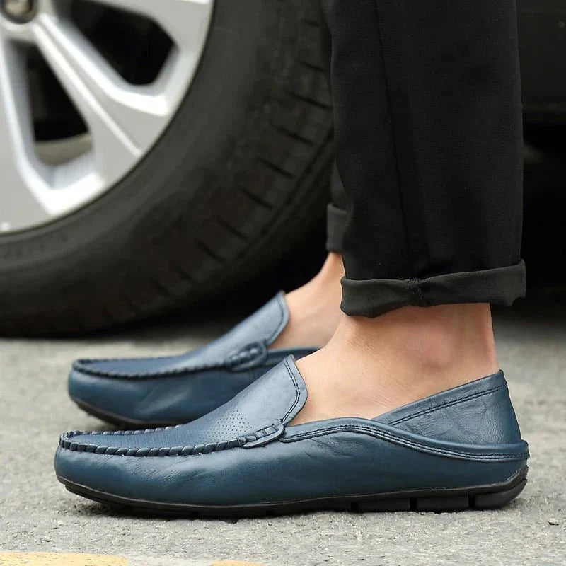 Aero Leather Loafers - By Qivii