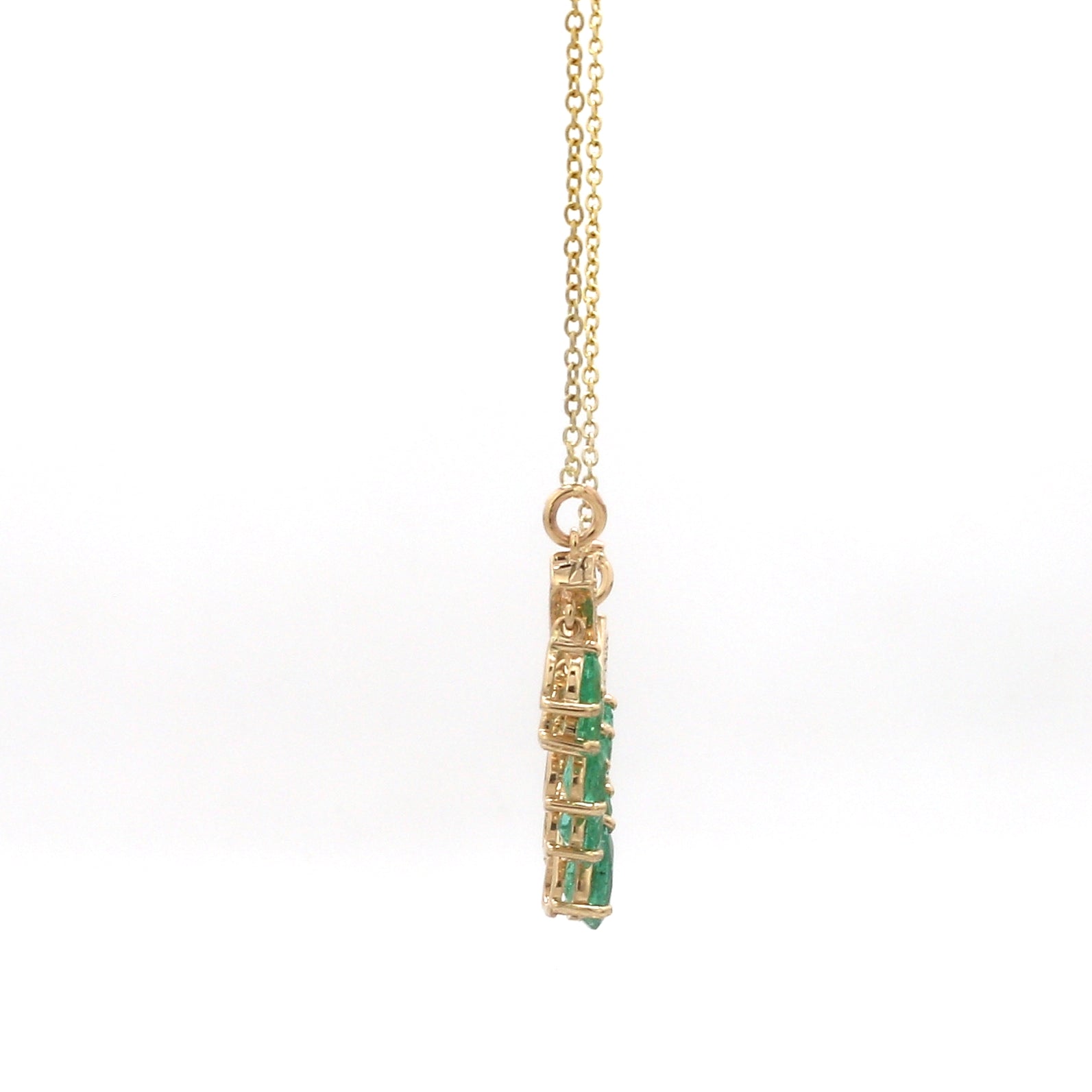 Emerald Pear Pendant - qivii