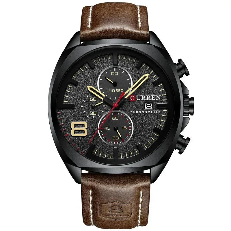 Waterdichte Militaire Chronograaf Sporthorloge - By Qivii