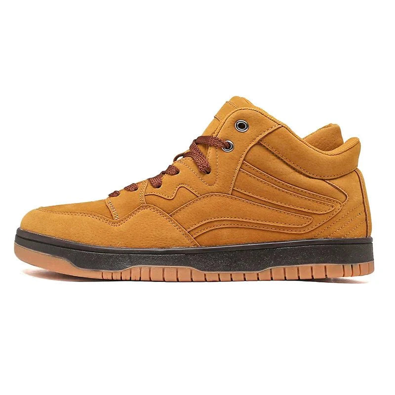 Leather Basketball Sneakers - By Qivii