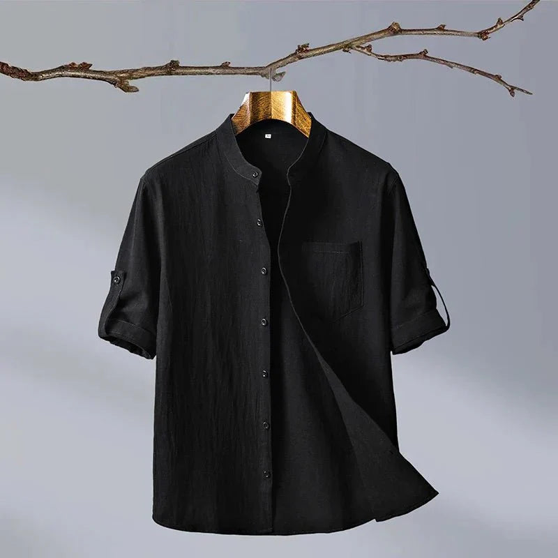 Palmara Linen Shirt - By Qivii
