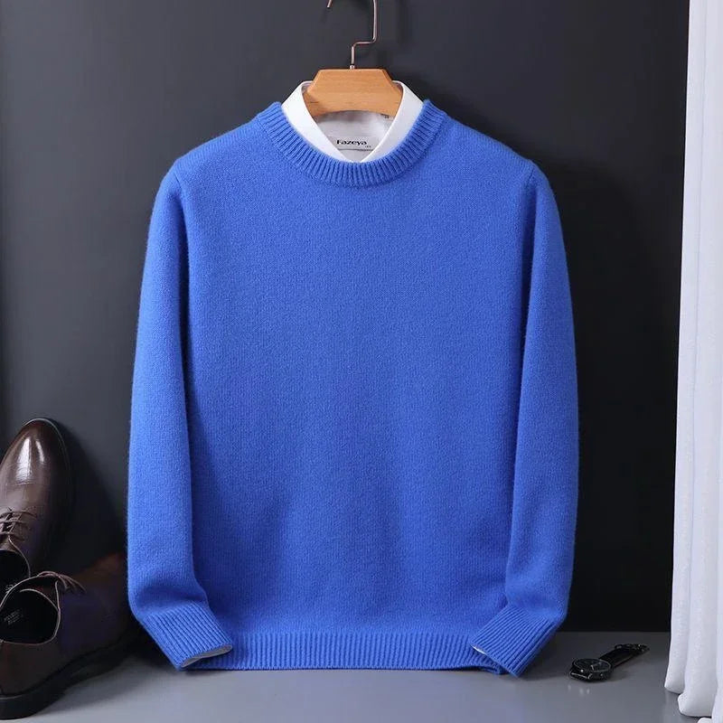 Levi™ - Zachte Effen Kleur Pullover - By Qivii