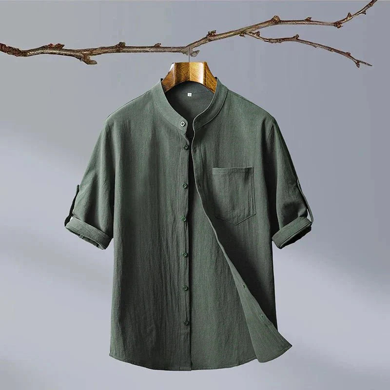Palmara Linen Shirt - By Qivii