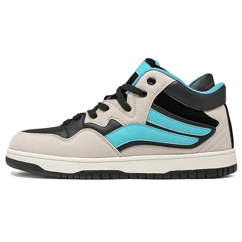 Leather Basketball Sneakers - By Qivii