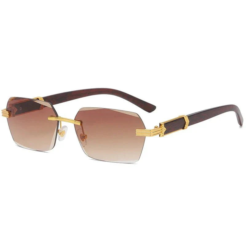 Rimless Square Shades - By Qivii