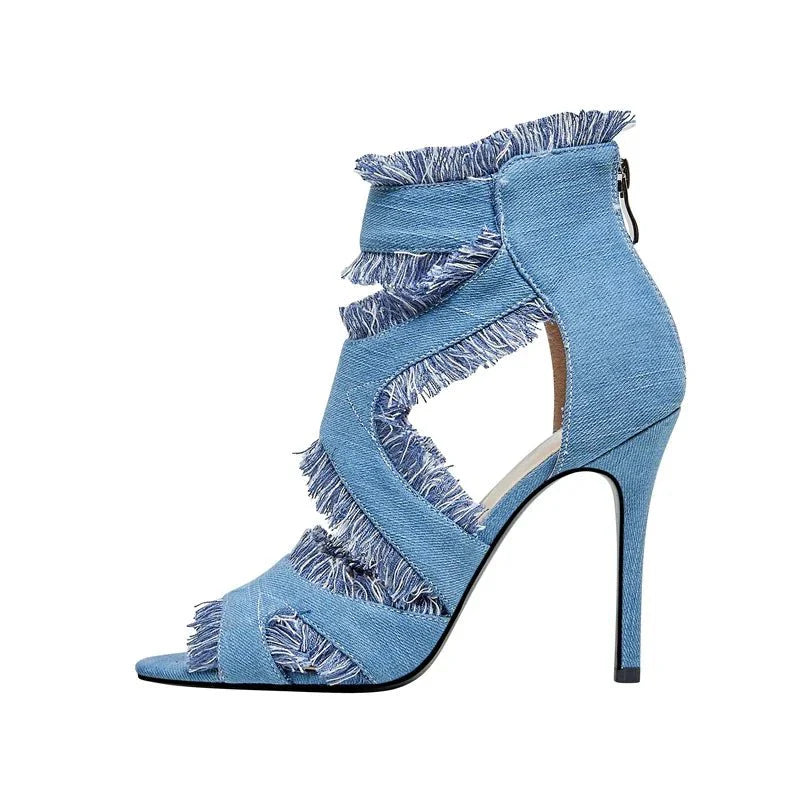Denim Heels - By Qivii